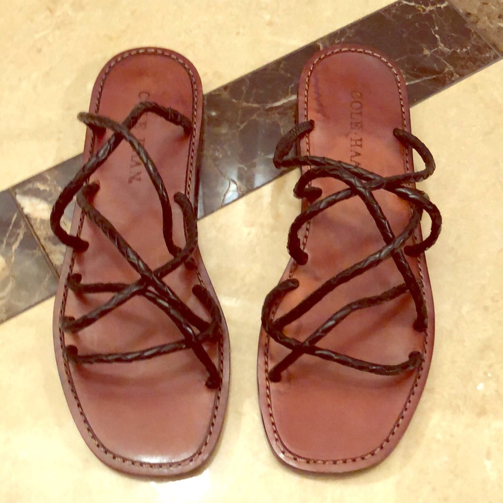 Super cute leather Cole Haan sandals
